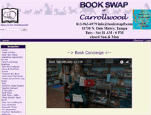 Tablet Screenshot of bookswapfl.com